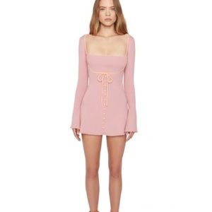 Danielle Guizio Gioia Dress in Pink